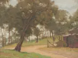Jo Sweatman, At Warrandyte, oil on canvas