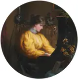 Millicent Hambidge, Memories, oil on card