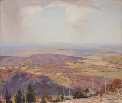 James Ranalph Jackson, Mount Macedon, oil on canvas