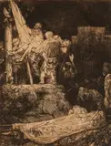 Rembrandt van Rijn, Descent from the Cross by Torchlight