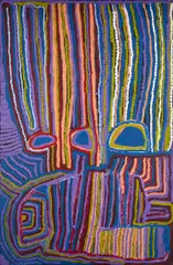 Weaver Jack, (Language group: Yulparia), synthetic polymer paint on canvas