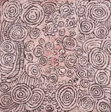 (Language group: Pintupi) by Walangkura Reid Napurrula, synthetic polymer paint on linen, sold Aug 2023