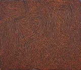 George Ward Tjungurrayi, (Language group: Pintupi), synthetic polymer paint on canvas
