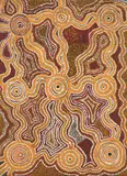 Mick Gill Tjakamarra, (Language group: Kukatja), synthetic polymer paint on canvas