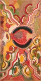 Johnny Mosquito Tjapangati, (Language group: Kukatja/Walmatjari), synthetic polymer paint on canvas
