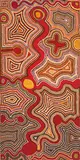 (Language group: Pintupi/Kukatja) by Tjumpo Tjapanangka, synthetic polymer paint on canvas, sold Aug 2023