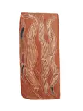 Michael Ngulabya, (Language group: Djinang), natural earth pigments on bark