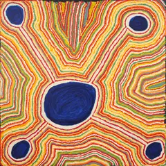 Jimmy Donegan, (Language group: Pitjantjatjara/Ngaanyatjarra), synthetic polymer paint on linen
