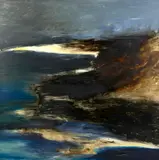 Antarctic Coastline by Sidney Nolan, 1964, oil on board, sold May 2023