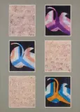 Oceania Suite by Sidney Nolan, 1972, mixed media on paper (6), sold May 2023