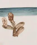 Hydra by Sidney Nolan, 1956, ink on paper, sold May 2023