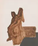Demeter by Sidney Nolan, 1955, oil on coated paper, sold May 2023
