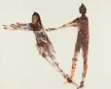 Rite of Spring by Sidney Nolan, c.1962, mixed media on paper, sold May 2023