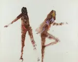 Rite of Spring by Sidney Nolan, 1962, mixed media on paper, sold May 2023