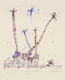 John Olsen, Sticking Your Neck Out, 1992, lithograph, ed. 50/99