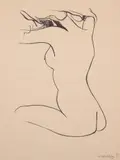 Brett Whiteley, Undressing, 1973, lithograph, ed. 10/50