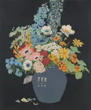 Hall Thorpe, A Country Bunch, woodcut