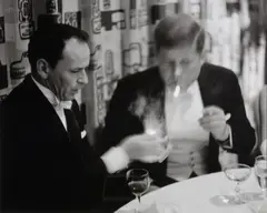 Phil Stern, (Frank Sinatra with John F. Kennedy), JFK Inaugural, 1961, archival pigment print, ed. 3/10 (printed later)