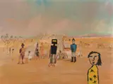 Sidney Nolan, Bush Picnic, 1978-79, screenprint, ed. 2/75