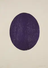 Untitled by John Nixon, 1990, woodcut, ed. P/P, sold Jul 2023