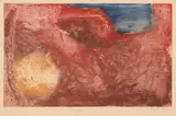 John Olsen, Kimberley, 1984, colour etching