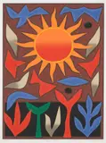 John Coburn, Sun Music, 1989, screenprint, ed. A/P