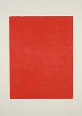 Self-Portrait V (Non-Objective Composition) by John Nixon, 1988, woodcut, ed. P/P, sold Jul 2023