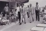 Terry O'Neill, Frank Sinatra and Bodyguards, Miami Beach