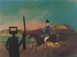 Sidney Nolan, The Evening, 1978-79, screenprint, ed. 2/75