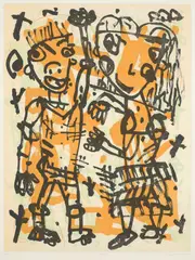 David Larwill, Yes, 2005, etching, ed. A/P