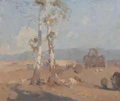 William Beckwith McInnes, Hot Summer's Day, Trawool, Victoria, 1919, oil on canvas