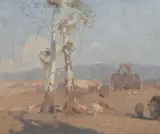 William Beckwith McInnes, Hot Summer's Day, Trawool, Victoria, 1919, oil on canvas