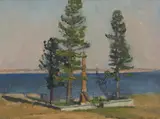 Will Ashton, La Perouse Monument, c.1919, oil on canvas