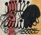 Arthur Boyd, Nebuchadnezzar, ink and watercolour on paper