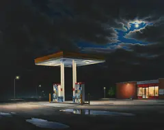 Peter Smets, Highway Petrol, oil on canvas