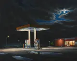 Peter Smets, Highway Petrol, oil on canvas