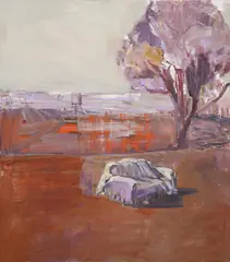 Guy Maestri, Wilcannia, 2013, oil on canvas