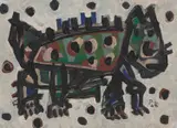 David Larwill, Dog, 2008, oil on board
