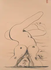 Brett Whiteley, Towards Sculpture 1, 1977, lithograph, ed. 21/50