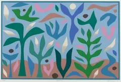 Spring by John Coburn, 1988, screenprint, ed. 67/99, sold Apr 2023