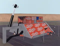 Callum Morton, Eames Depot, Nevada, 2001, digital print, ed. of 30