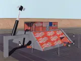 Callum Morton, Eames Depot, Nevada, 2001, digital print, ed. of 30