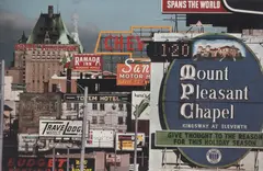 Fred Herzog, Granville Street from Granville Bridge, 1966, (Printed 2009)
