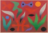 John Coburn, Summer Garden, 1976, screenprint, ed. A/P