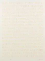 Mike Parr, Malewitsch, 2002, screenprint, ed. P/P