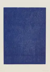 Self-Portrait I (Non-Objective Composition) by John Nixon, 1988, woodcut, ed. P/P, sold Apr 2023