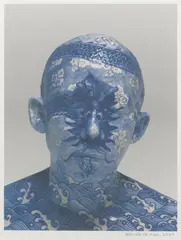 Ah Xian, Heads 1-4, 2007, lithographs (4)