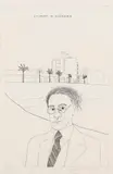David Hockney, Portrait of Cavafy in Alexandria, 1966, aquatint etching, ed. 26/75