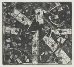 Roger Kemp, Sequence Sixteen, 1982, etching, ed. 21/35, 2nd edition