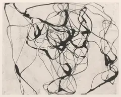 After Botticelli No. 2 by Brice Marden, 1993, etching with aquatint, ed. 11/45, sold Apr 2023